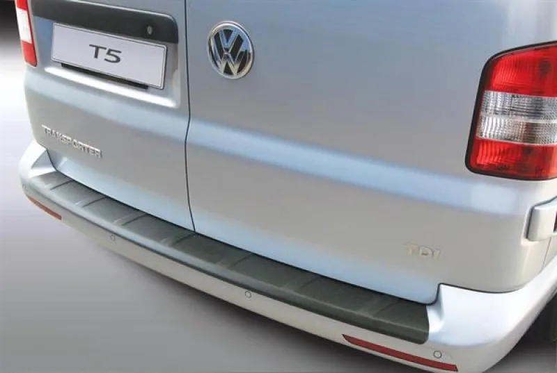 Ladekantenschutz ABS Kunststoff schwarz matt passend für VW T5 6/2012-8/2015 (unlackiert) gerippt