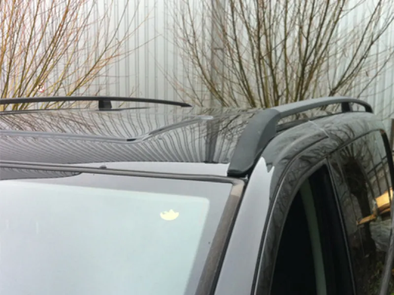 Dachreling Set Alu schwarz matt passend Mercedes V-Klasse ab 2014 (L2)