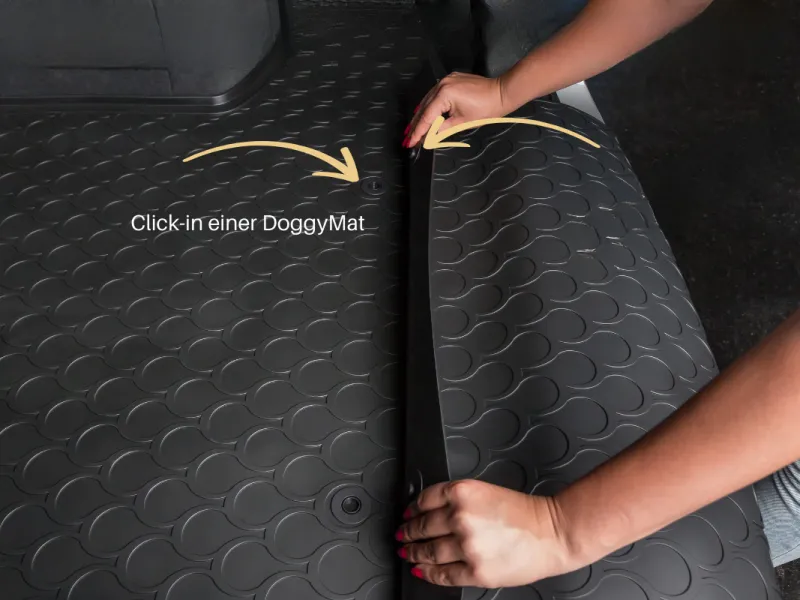 Click-In der DoggyMat® in die Kofferraumwanne passend für Audi Q7 (4M)