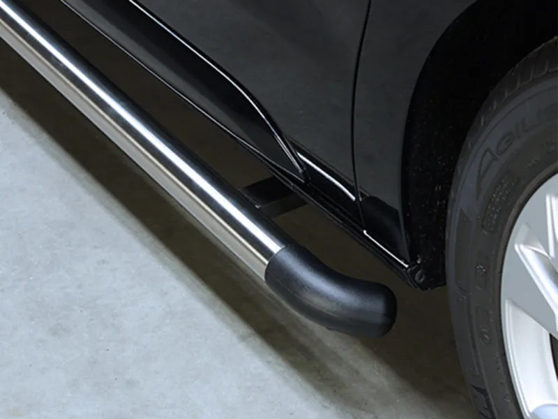 Schwellerrohr Set Edelstahl matt passend für Mercedes V-Klasse 447 ab 2014 L1/L2
