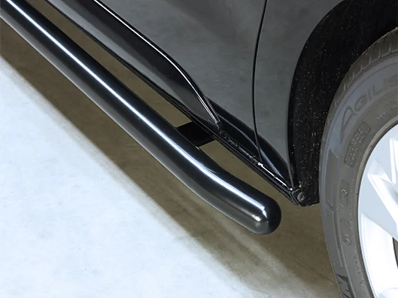 Schwellerrohr Set Edelstahl schwarz passend für Mercedes eVito ab 2020 L3