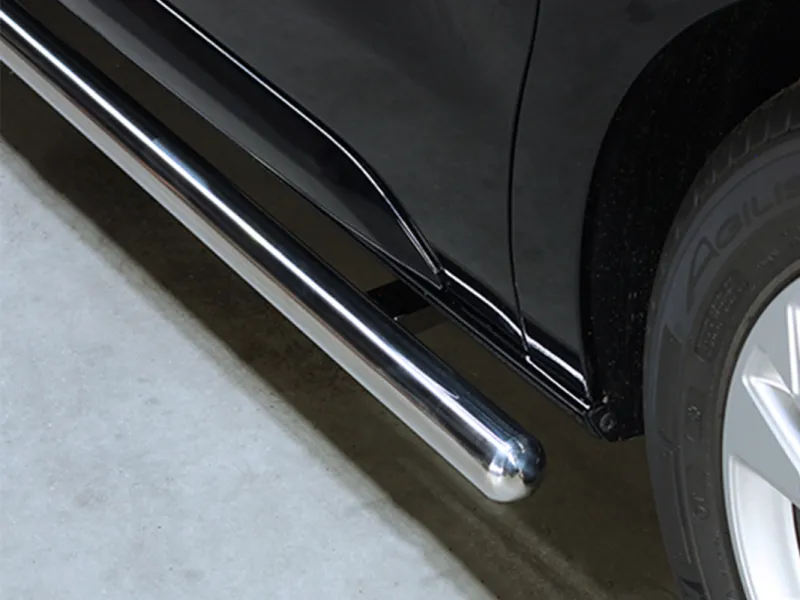 Schwellerrohr Set Edelstahl poliert gerade passend für Mercedes Viano 2003-2014 L3