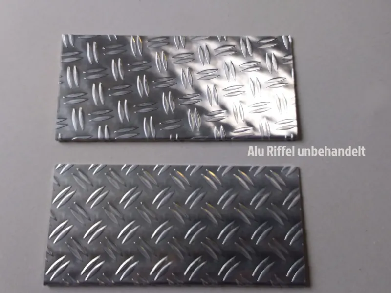 Trittschutzblech-Set (2tlg.) Alu Riffel passend für Citroen Jumpy III ab 2016