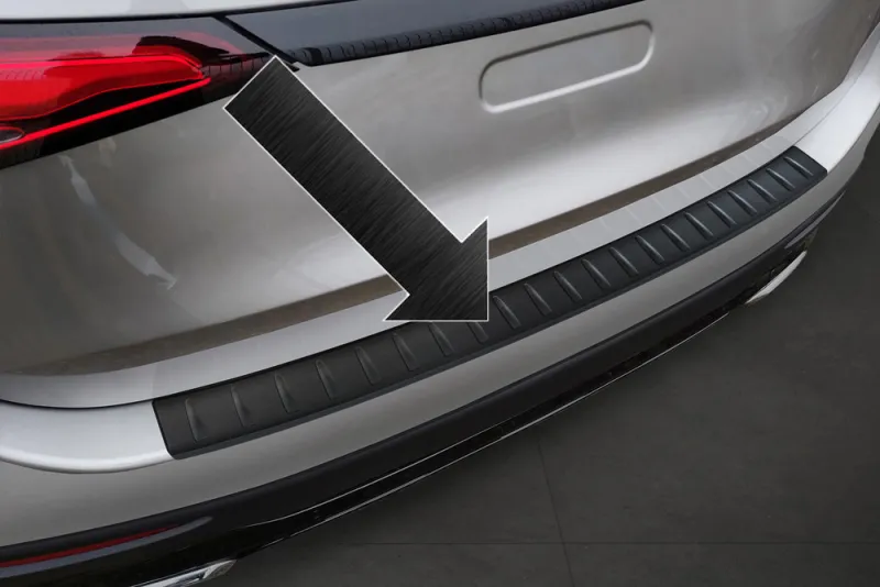BLACK Ladekantenschutz Edelstahl passend für Mercedes GLC II (X254) ab 06/2022