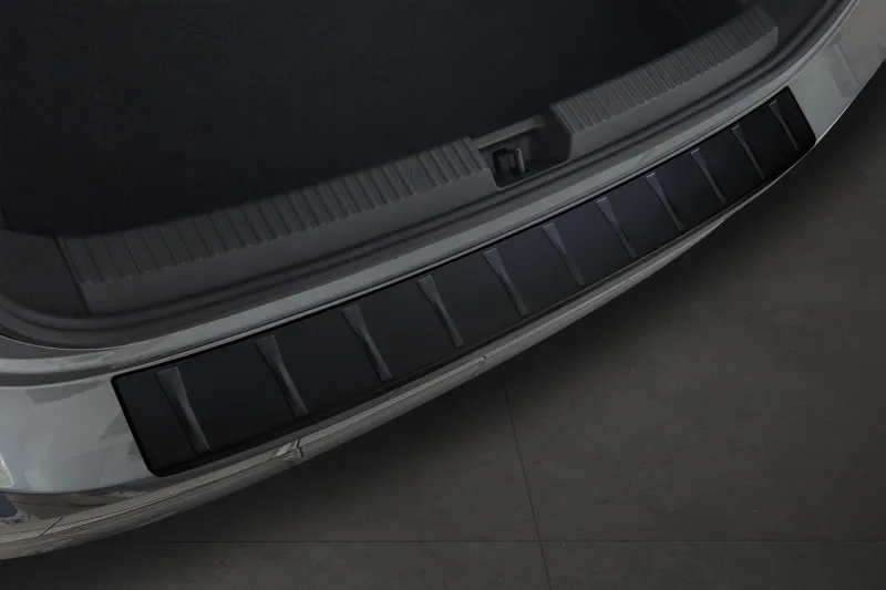 BLACK Ladekantenschutz Edelstahl passend für Skoda Superb IV Liftback (Limousine) ab 11/2023