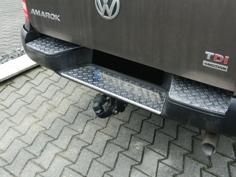 Trittschutzblech Alu Riffel silber passend für VW Amarok 2010-2016