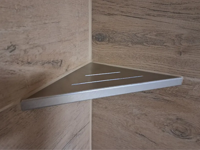 BSB Duschablage-System ohne Bohren | zum Einbau vor Verfugung