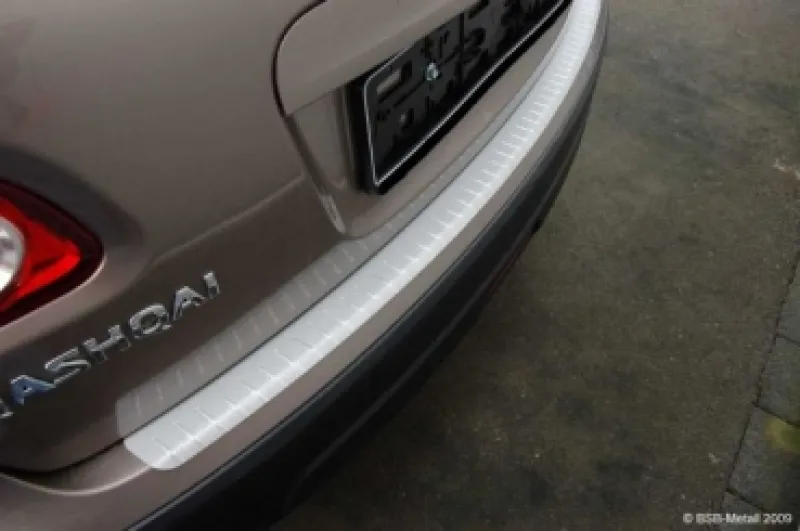 BSB Ladekantenschutz passend für Nissan Qashqai ab 2014-2017 Alu silber matt
