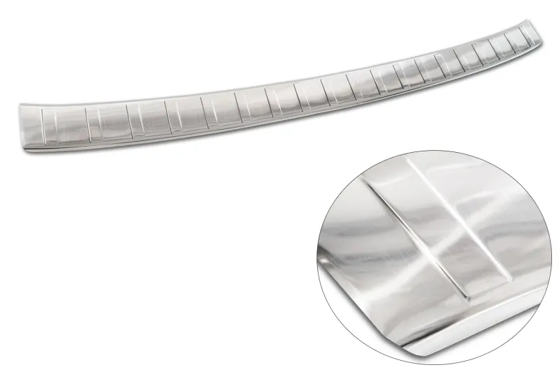 CLASSIC Edelstahl Ladekantenschutz mit Abkantung passend für BMW X1 ab 10/2022