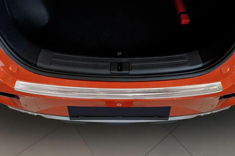 CLASSIC Edelstahl Ladekantenschutz mit Gravur passend für MG ZS Facelift 10/2019 - 10/2024