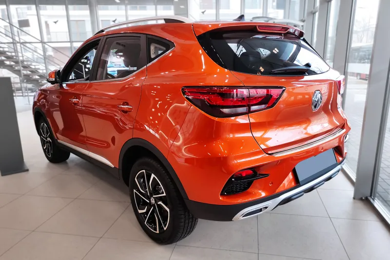 CLASSIC Edelstahl Ladekantenschutz mit Gravur passend für MG ZS Facelift 10/2019 - 10/2024