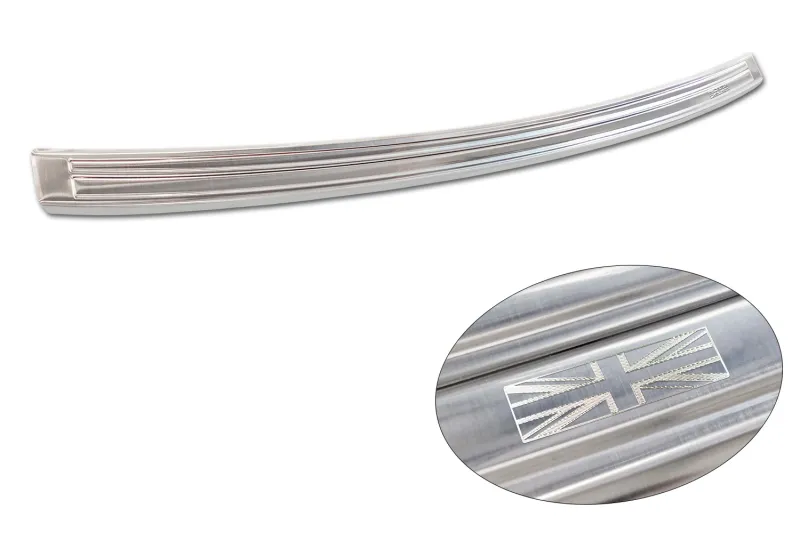 CLASSIC Edelstahl Ladekantenschutz mit Gravur passend für MG ZS Facelift 10/2019 - 10/2024