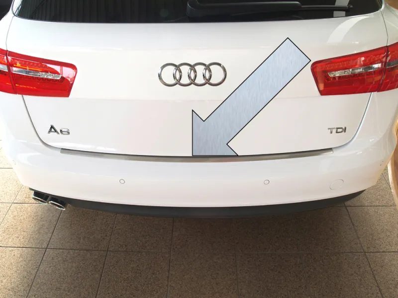 CLASSIC Edelstahl Ladekantenschutz passend für Audi A6 Avant 4G5/C7 ab 5/2011 - 2018