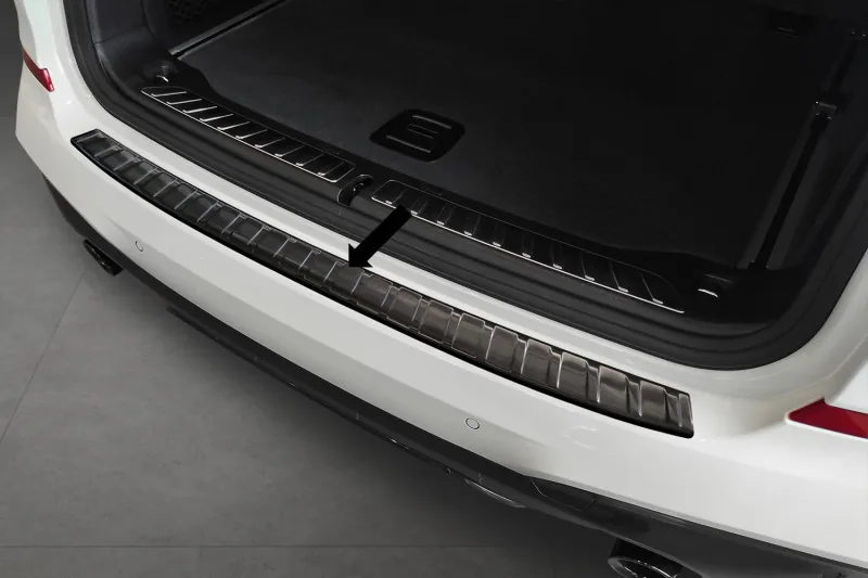 GRAPHIT Edelstahl Ladekantenschutz passend für BMW X3 Typ G01 M-Style ab 10/2017