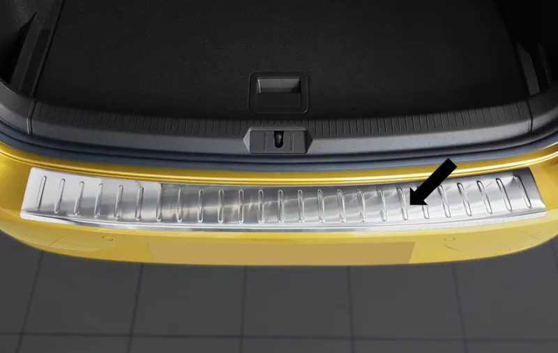 CLASSIC Edelstahl Ladekantenschutz passend für VW Golf VII 08/2012 - 10/2019