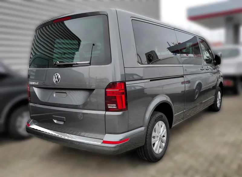 CLASSIC Edelstahl Ladekantenschutz passend für VW T6/T6.1 mit Heckklappe ab 4/2015