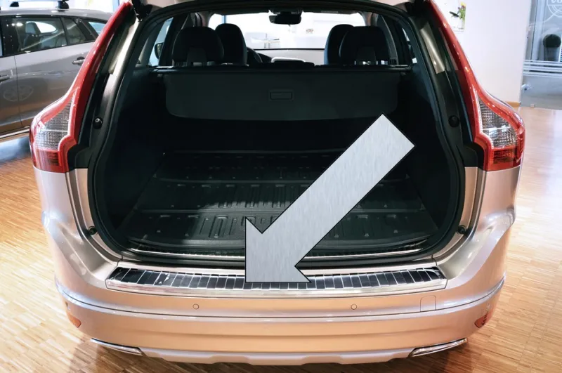 CLASSIC Ladekantenschutz Edelstahl passend für Volvo XC60 (5-Türer) 2013-6/2017