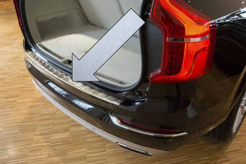 CLASSIC Ladekantenschutz Edelstahl passend für Volvo XC-90 ab 2015 (neues Design)