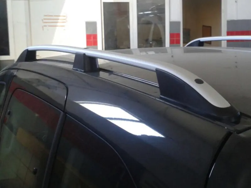 Dachreling Set Alu matt passend für Peugeot Partner II 2008 - 2018 (L1)