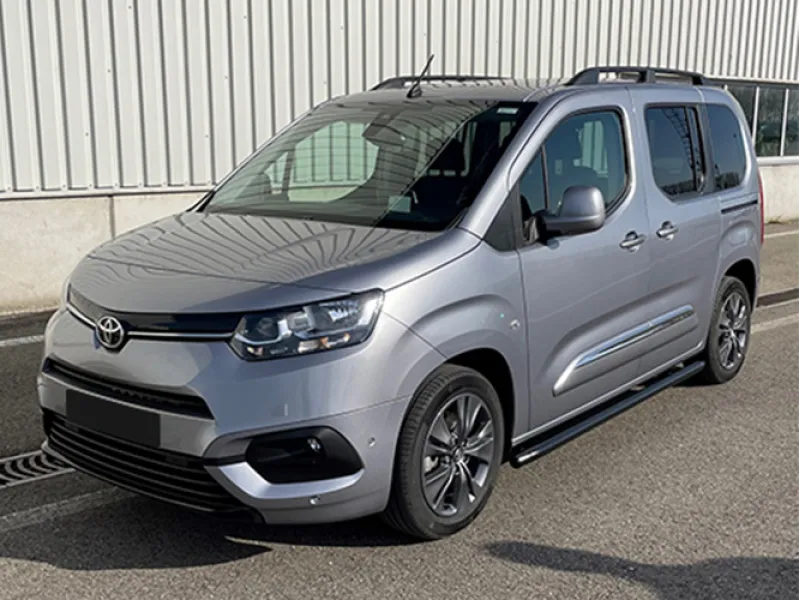 Dachreling Set Alu schwarz matt passend für Toyota Proace City ab 2019 (L2)