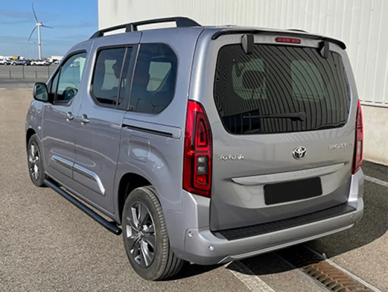 Dachreling Set Alu schwarz matt passend für Toyota Proace City Electric ab 2021 (L1)