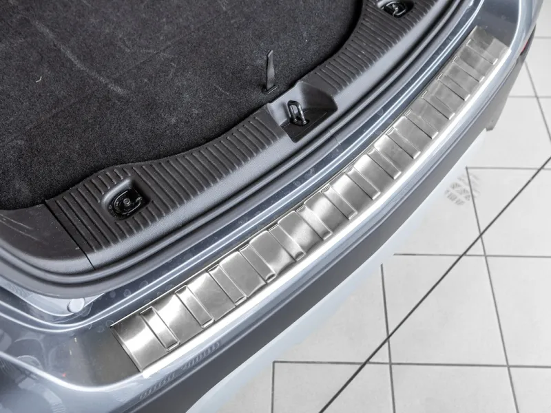Ladekantenschutz Edelstahl gebürstet matt passend für Opel Mokka X 2016-2019