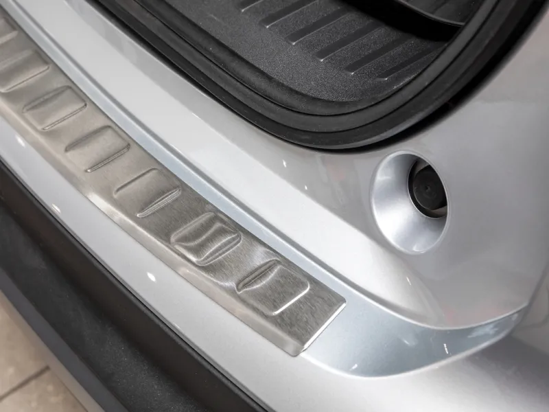 Ladekantenschutz Edelstahl gebürstet matt passend für Skoda Enyaq ab 2021