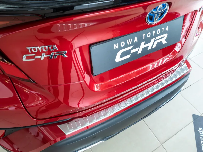 Ladekantenschutz Edelstahl gebürstet matt passend für Toyota C-HR ab 2016