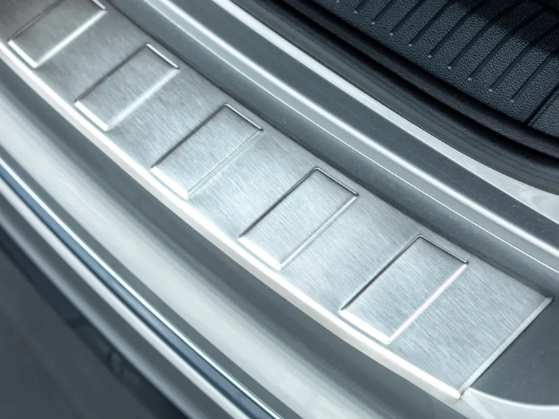Ladekantenschutz Edelstahl gebürstet matt passend für VW Tiguan Allspace ab 2017