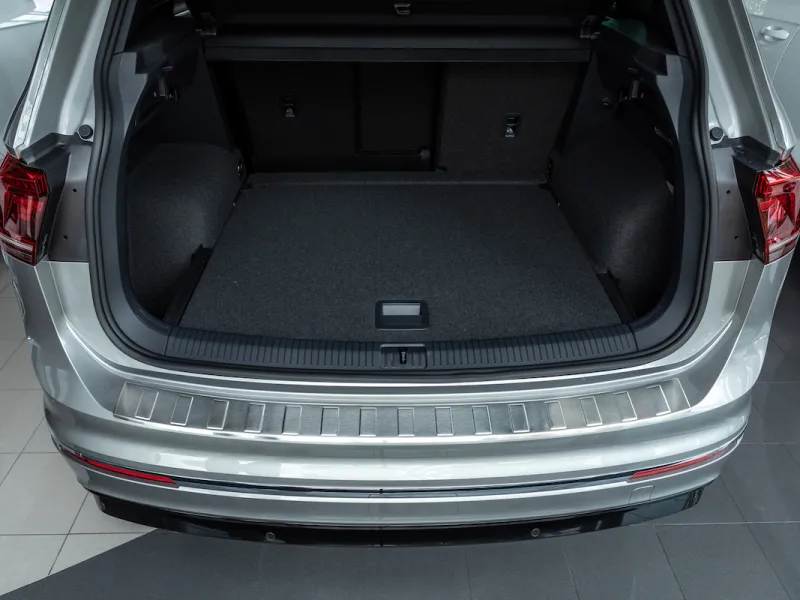 Ladekantenschutz Edelstahl gebürstet matt passend für VW Tiguan Allspace 2017 - 2024