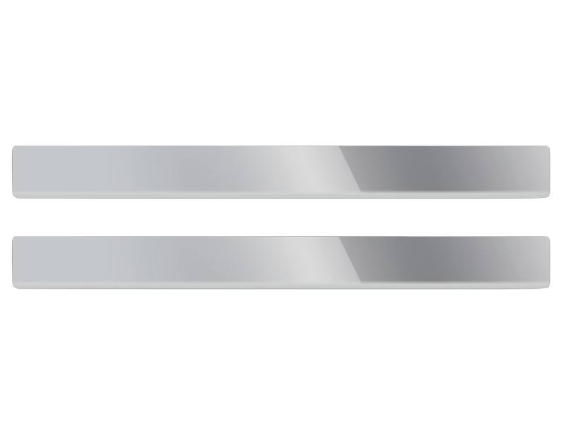 Einstiegsleisten passend für Citroen DS3 Set 2tlg. Edelstahl Hochglanz poliert ohne Gravur