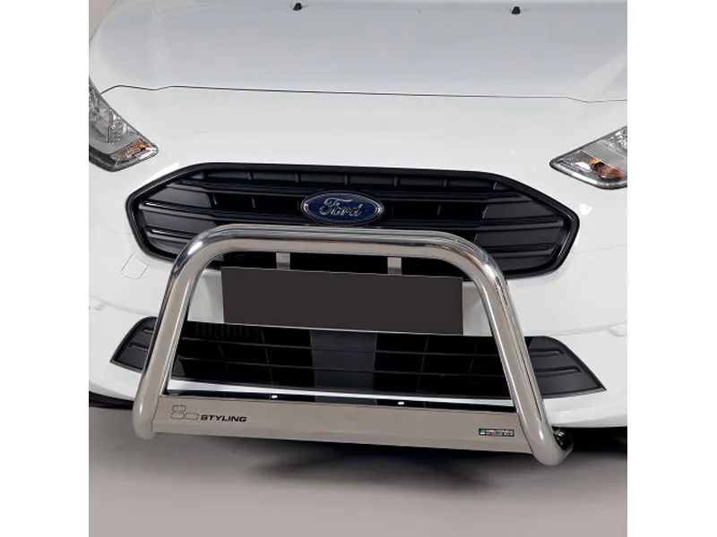 Frontbügel mit Querplatte Edelstahl Ø 63mm passend für Ford Transit Connect 2018 - 2023