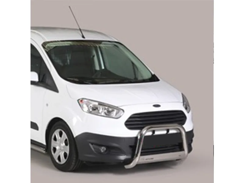 Frontbügel mit Querplatte Edelstahl Ø 63mm passend für Ford Transit Courier 2018 - 2024