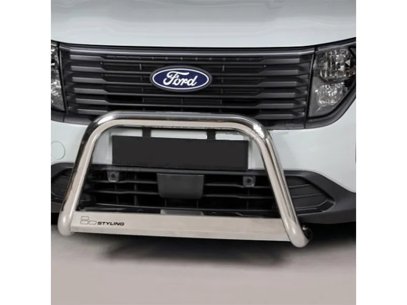 Frontbügel mit Querplatte Edelstahl Ø 63mm passend für Ford Transit Courier II ab 2024