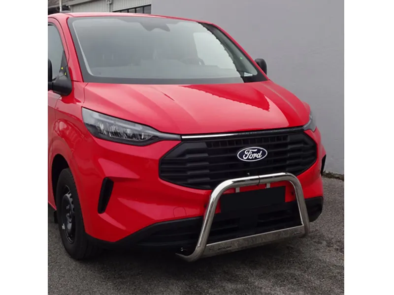 Frontbügel mit Querplatte Edelstahl Ø 63mm passend für Ford Transit Custom PHEV ab 2024