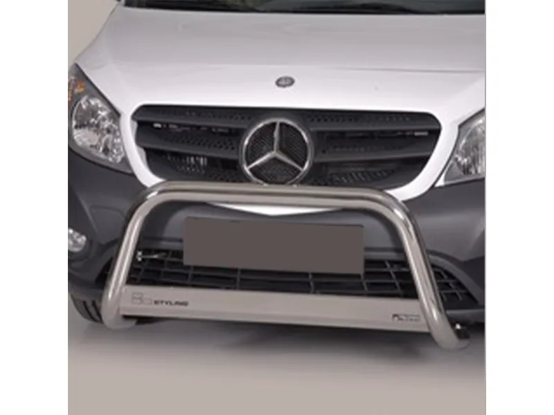 Frontbügel mit Querplatte Edelstahl Ø 63mm passend für Mercedes eCitan ab 2022