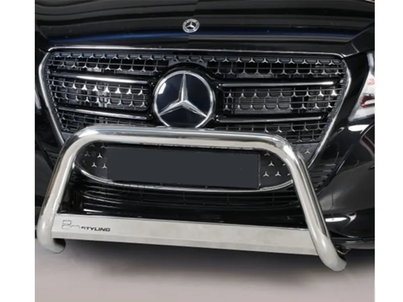 Frontbügel mit Querplatte Edelstahl Ø 63mm passend für Mercedes V-Klasse ab 2024