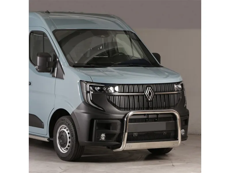 Frontbügel mit Querplatte Edelstahl Ø 63mm passend für Renault Master IV ab 2024