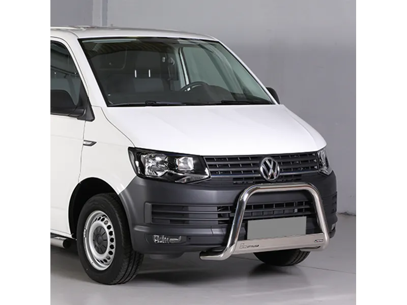 Frontbügel mit Querplatte Edelstahl Ø 63mm passend für VW T6 2015 - 2019