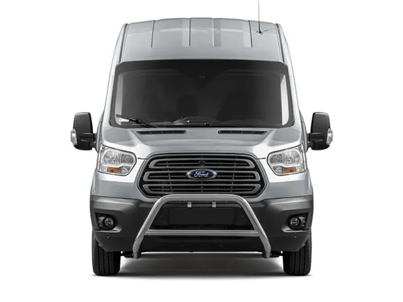 Frontbügel mit Querstange Edelstahl Ø 70 mm passend für Ford Transit 2014 - 2024
