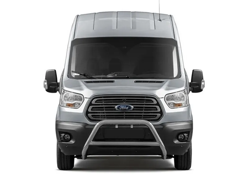 Frontbügel mit Querstange Edelstahl Ø 70 mm passend für Ford Transit ab 2024