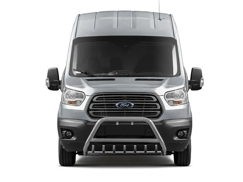 Frontbügel mit Unterfahrschutz Edelstahl Ø 70 mm passend für Ford Transit ab 2024