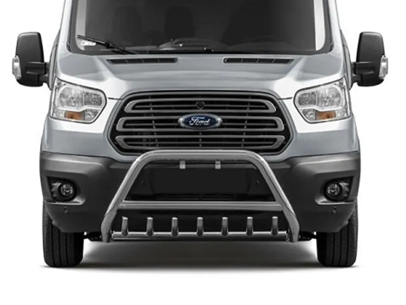 Frontbügel mit Unterfahrschutz Edelstahl Ø 70 mm passend für Ford Transit ab 2024