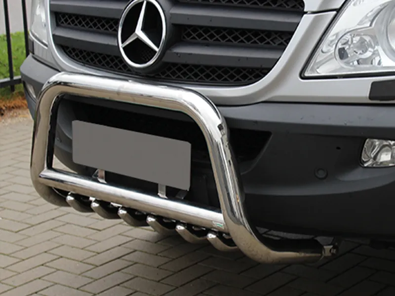 Frontbügel mit Unterfahrschutz Edelstahl Ø 70 mm passend für Mercedes Sprinter 2006 - 2018