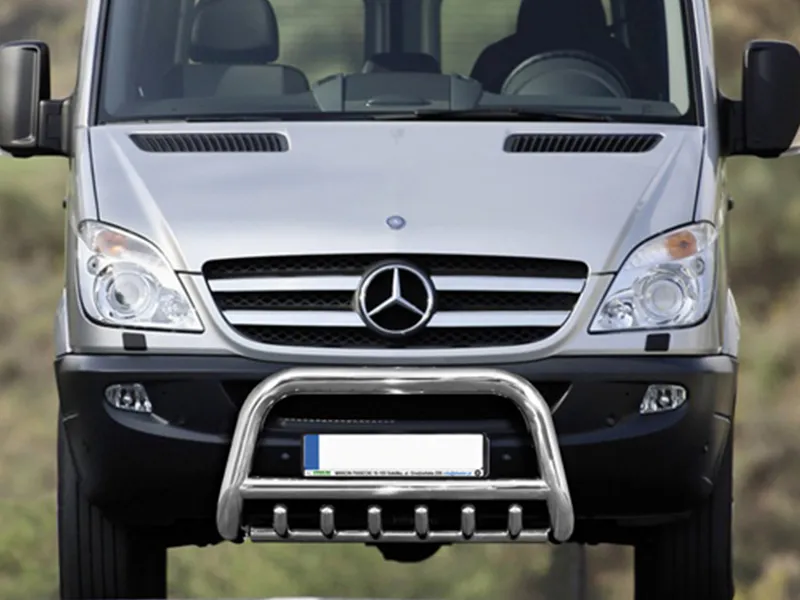 Frontbügel mit Unterfahrschutz Edelstahl Ø 70 mm passend für Mercedes Sprinter 2006 - 2018