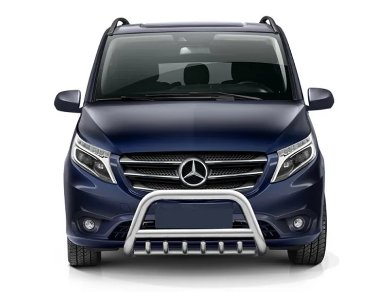 Frontbügel mit Unterfahrschutz Edelstahl Ø 70 mm passend für Mercedes Vito 2020 - 2024