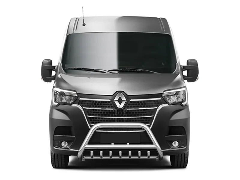 Frontbügel mit Unterfahrschutz Edelstahl Ø 70 mm passend für Renault Master 2019 - 2024