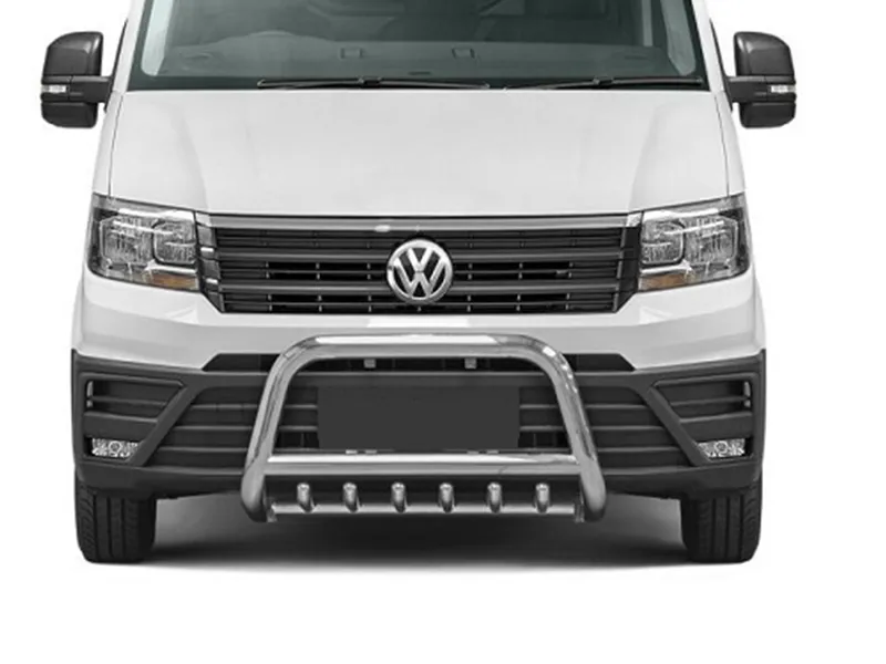 Frontbügel mit Unterfahrschutz Edelstahl Ø 70 mm passend für VW Crafter 2017 - 2022