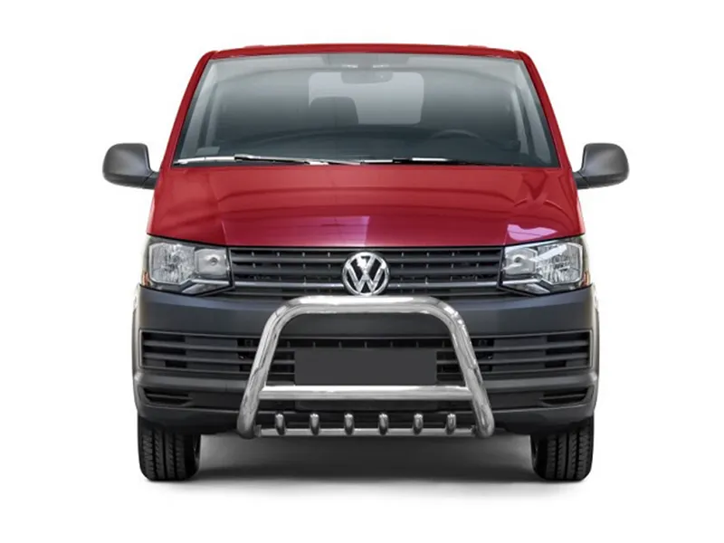 Frontbügel mit Unterfahrschutz Edelstahl Ø 70 mm passend für VW T6 2015 - 2019