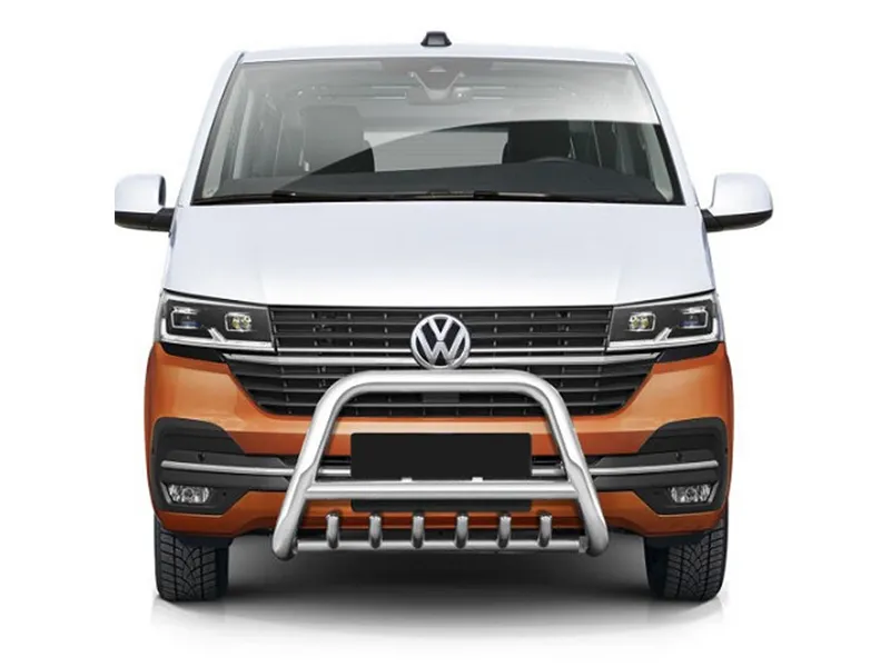 Frontbügel mit Unterfahrschutz Edelstahl Ø 70 mm passend für VW T6.1 2019 - 2024